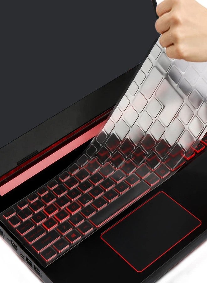 موباي-جول غطاء لوحة مفاتيح لأجهزة Acer Nitro 5، Nitro V 16، Nitro 17، Nitro 5 AN515-58/57/56/54/55/45/43/44 AN517، Predator Helios 300 مقاس 15.6 بوصة PH315-54/53/52 PH317-56/54/53 (لا يناسب Nitro V 16S V15، Predator 16 18) - Image 1